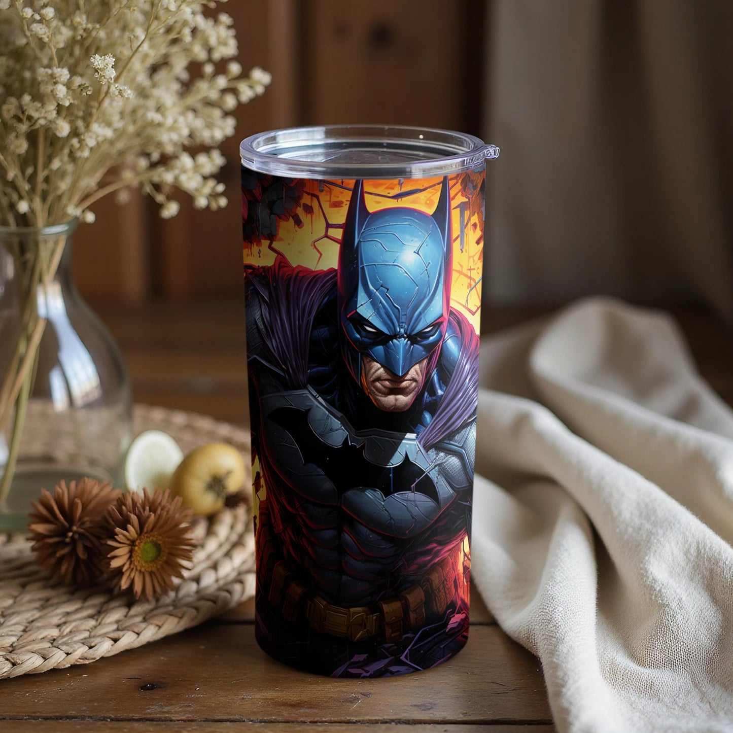 Batman superhero artwork insulated tumbler product
