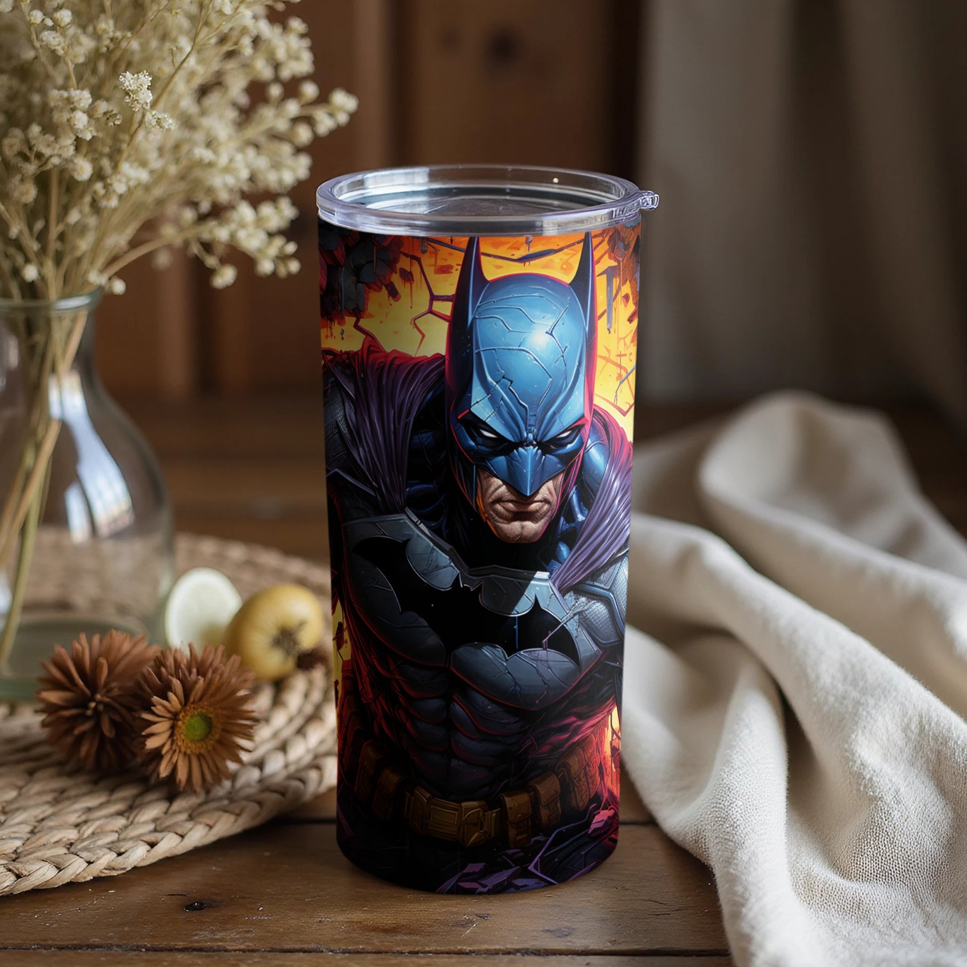 Batman superhero artwork insulated tumbler product