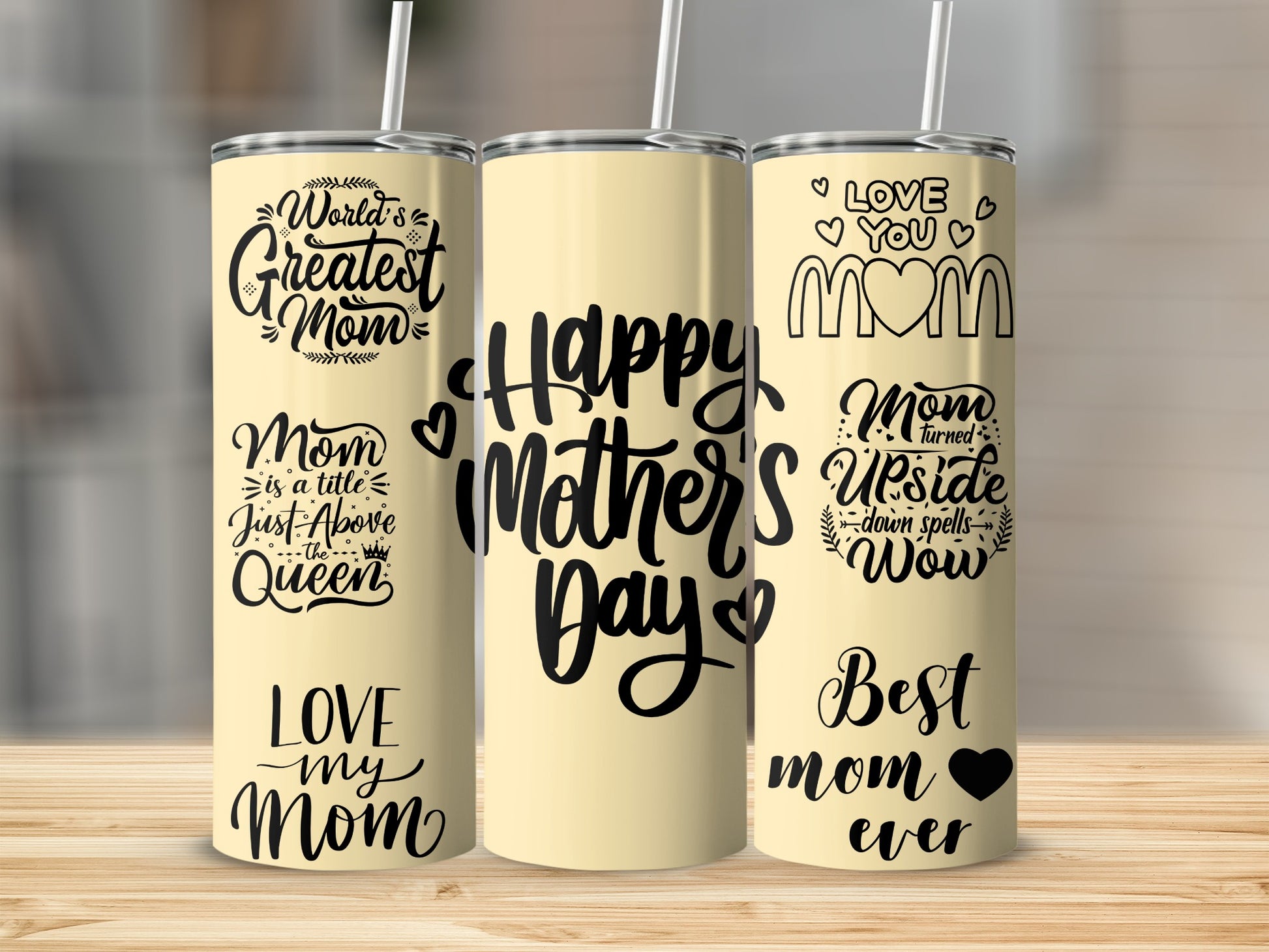 World's Greatest Mom Happy Mother's Day Tumbler