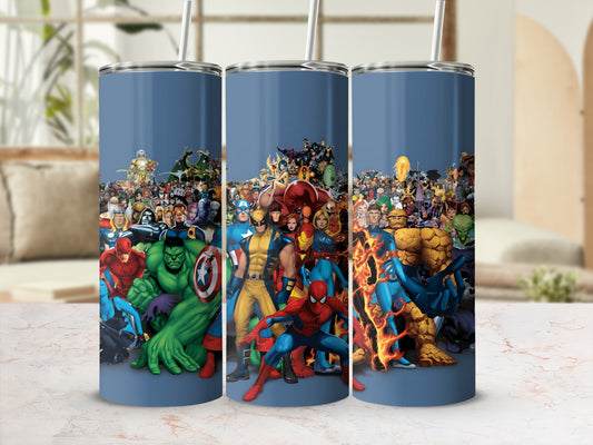 Marvel Superheroes Stainless Steel Tumbler