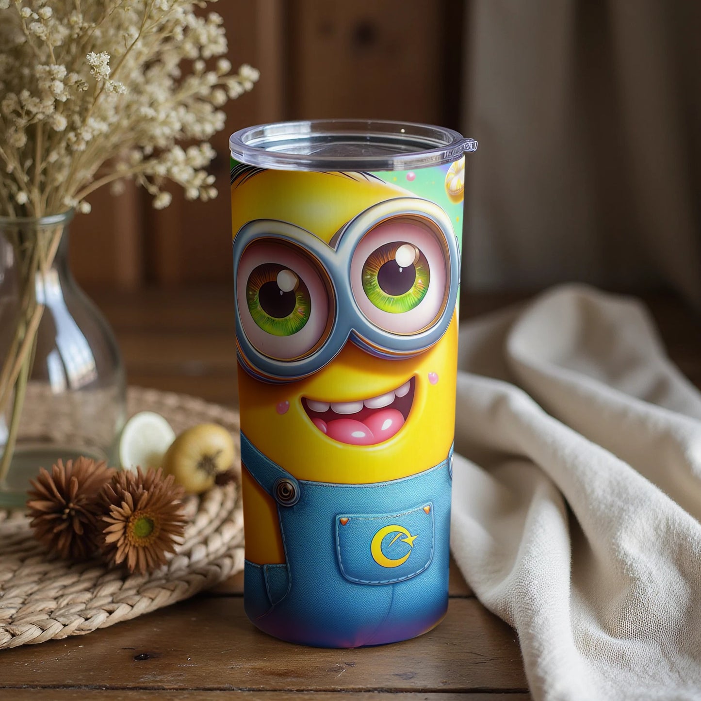 Cute Cartoon Character Tumbler for Kids and Adults