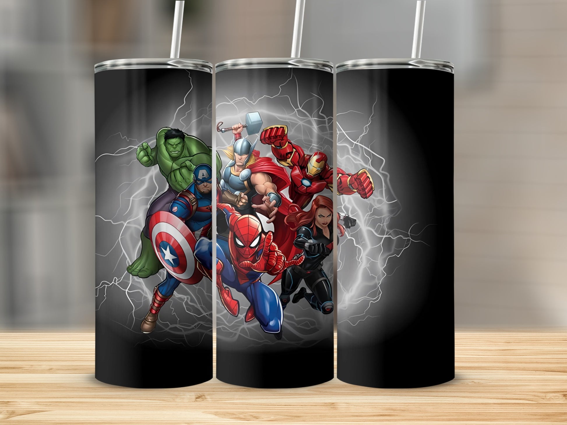 Marvel Superhero Themed Tumbler Stainless Steel Flask