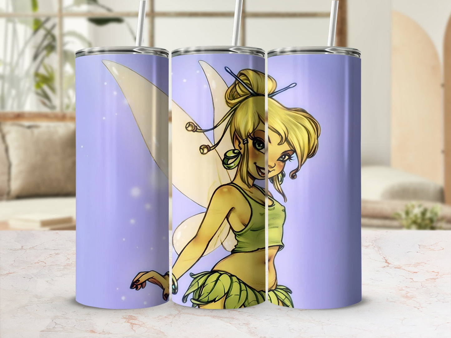 Enchanting Fairy Character Wrap Tumbler Design 20oz Cup