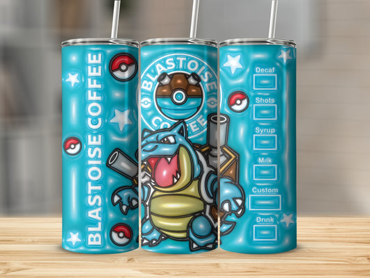 Blastoise Coffee Pokemon Pokeball Stars Tumbler product type