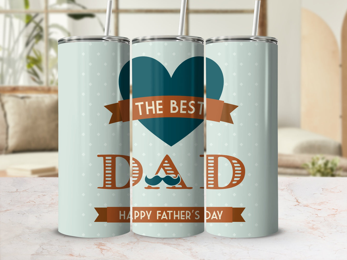 Happy Father's Day The Best Dad Tumbler for Gifting