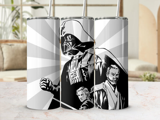 Star Wars Darth Vader Luke Obi-Wan Graphic Tumbler product type