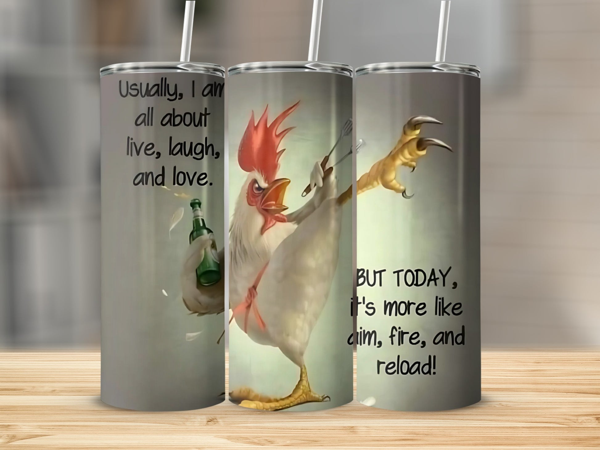 Usually I Am About Live Laugh Love Tumbler Product