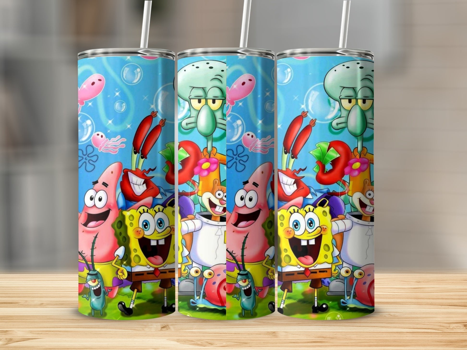 Vibrant Fun Cartoon Character Design Insulated Tumbler