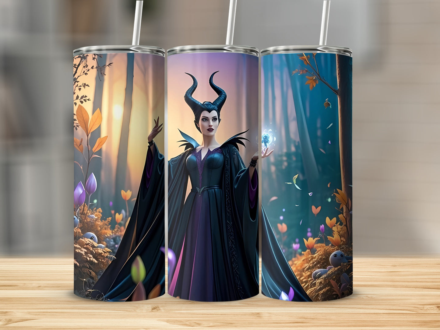 Enchanting Sorceress Themed Tumbler for Magic Fans