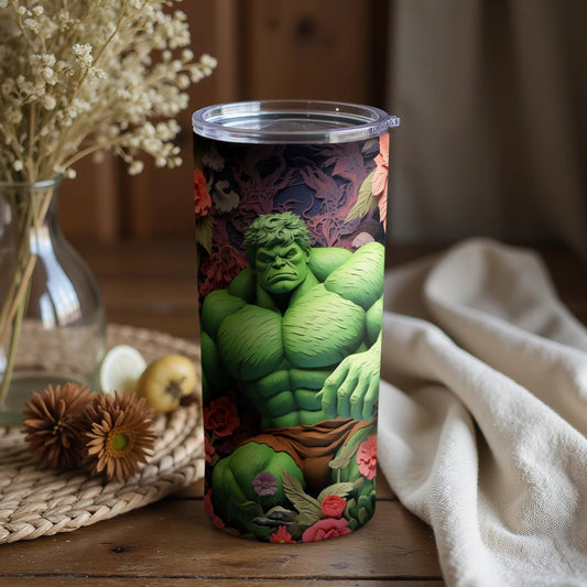 Superhero In The Garden Insulated Tumbler