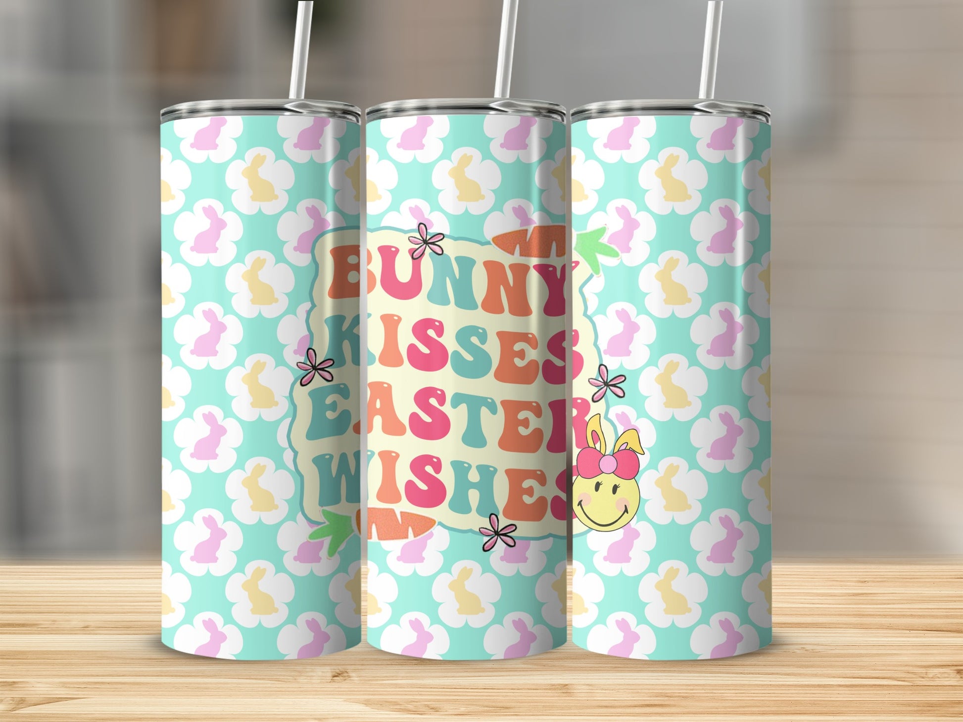 Groovy Easter Bunny Kisses Easter Wishes product type