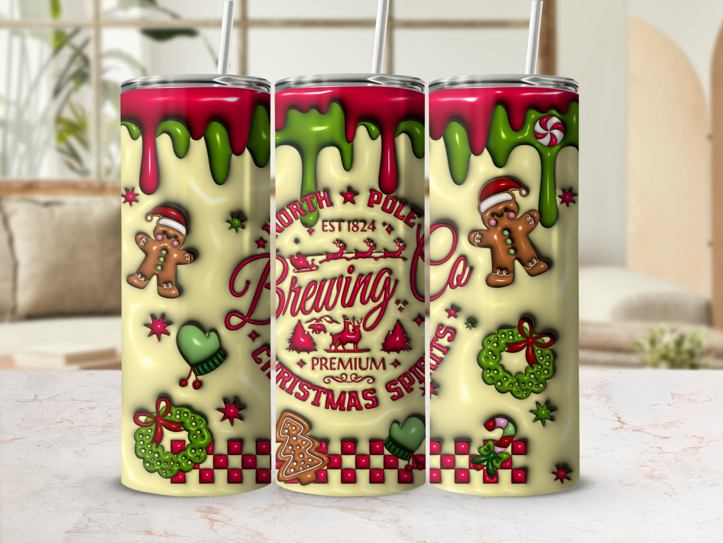 North Pole Brewing Co Christmas Spirits Tumbler