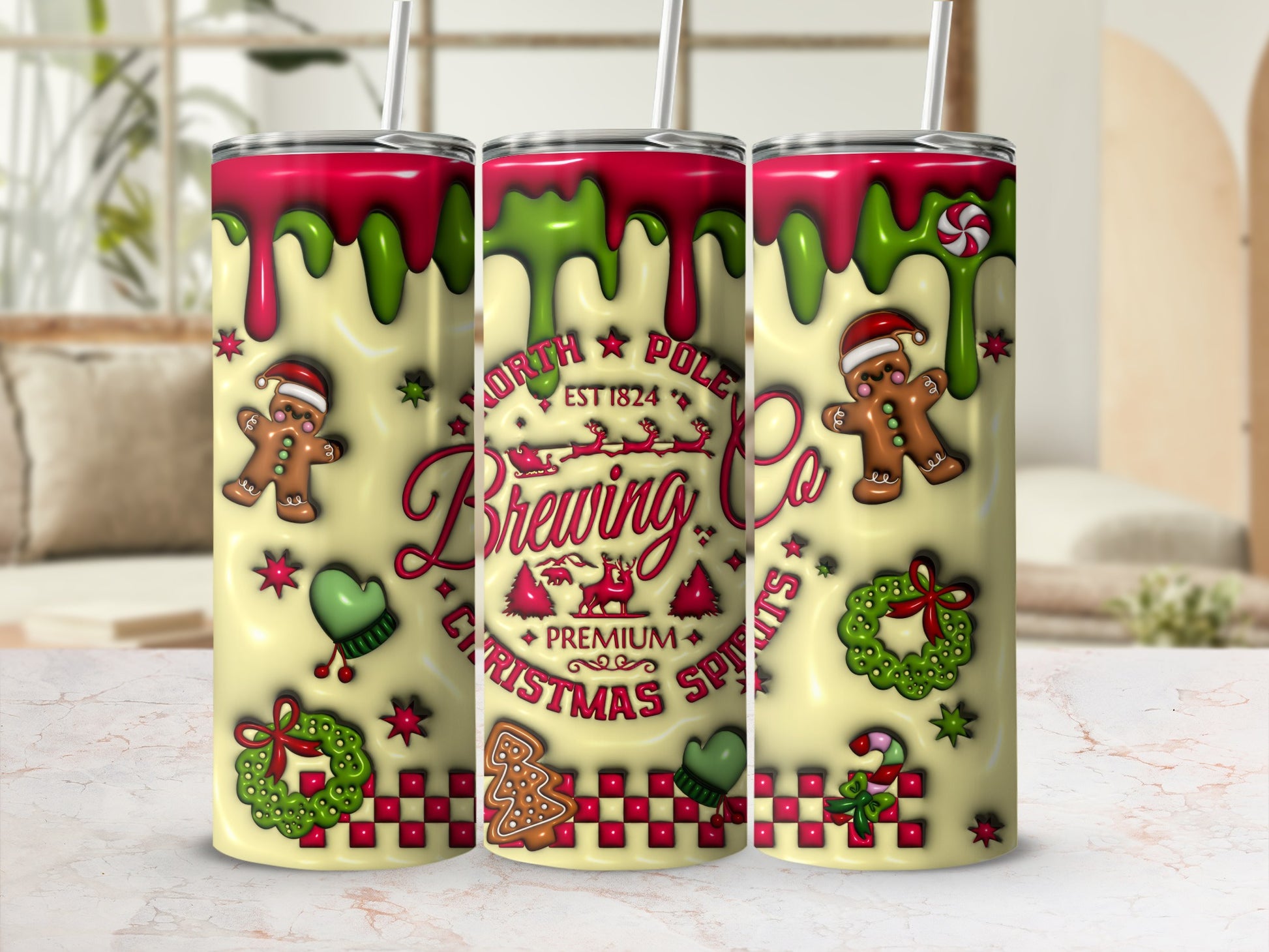 North Pole Brewing Co Christmas Spirits Tumbler