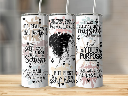 Motivational Quote Tumblers with Inspirational Designs