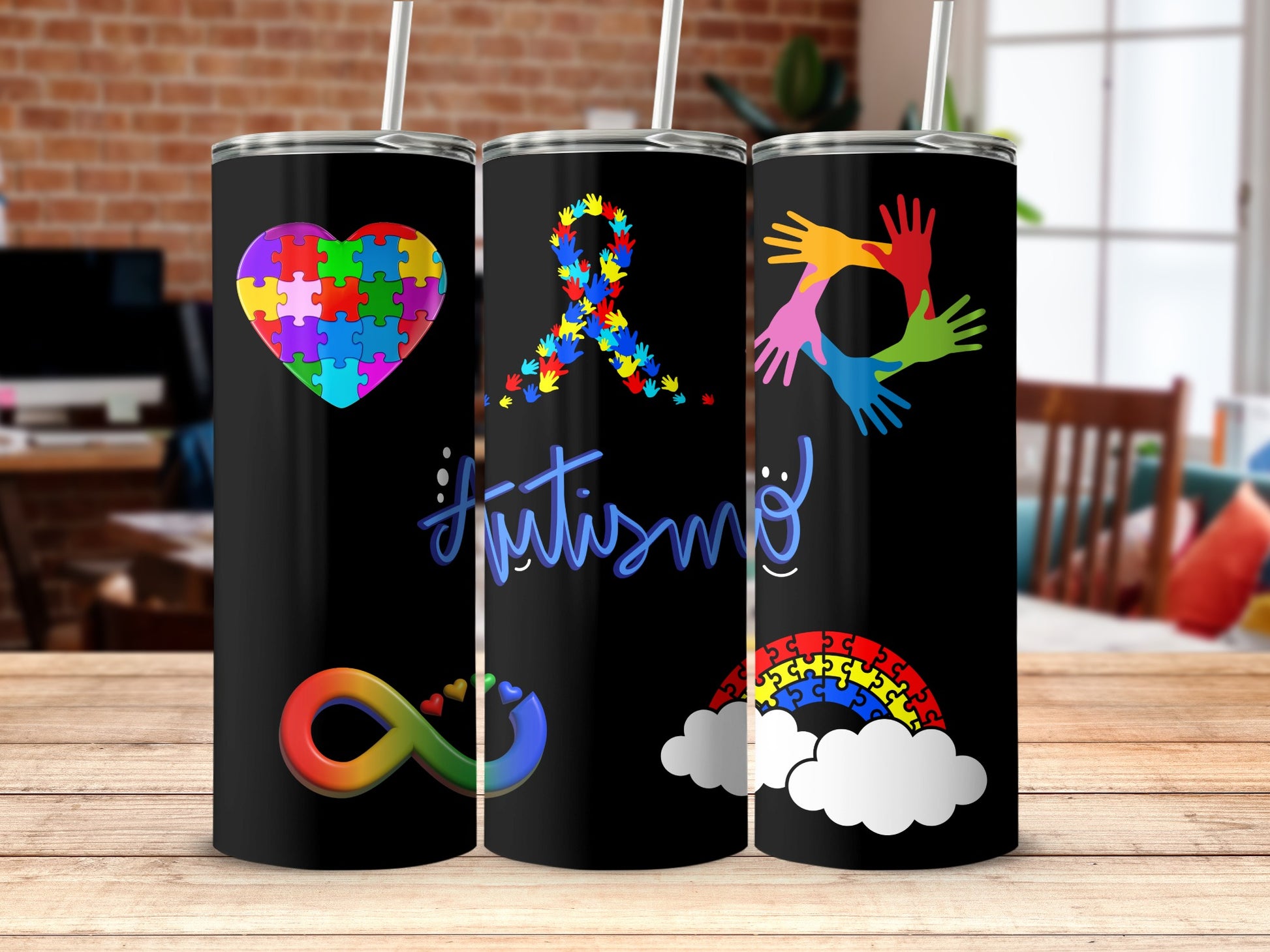 Autism Awareness Tumbler Cups for Everyday Use