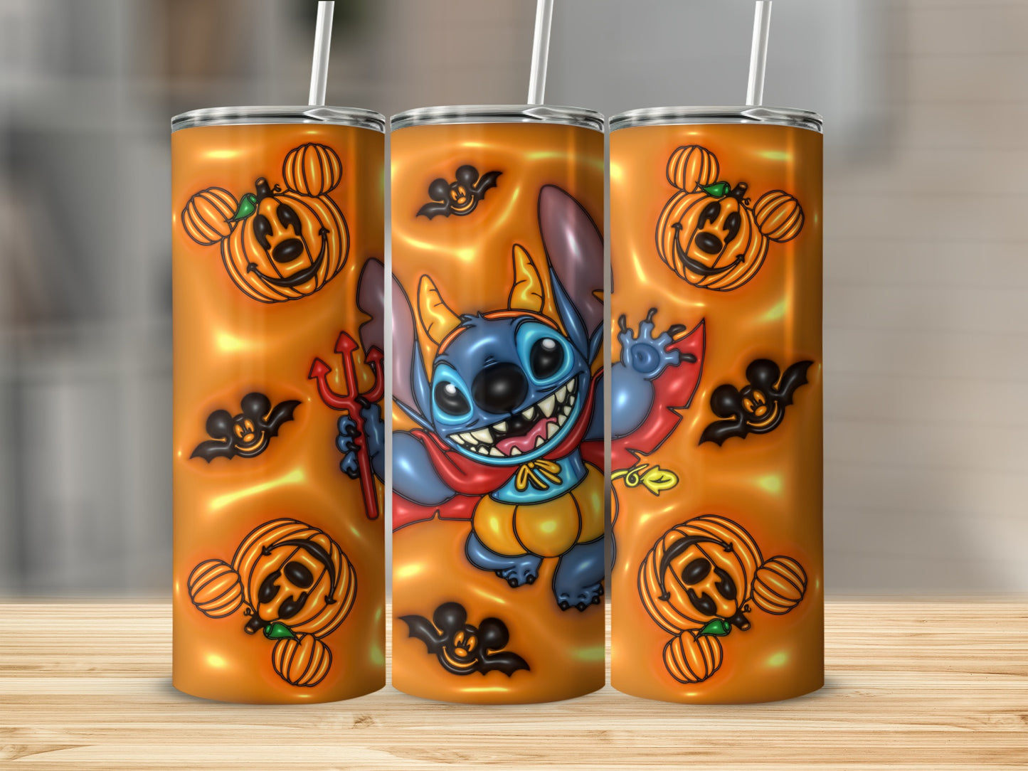 Halloween Themed Cute Cartoon Character Tumbler