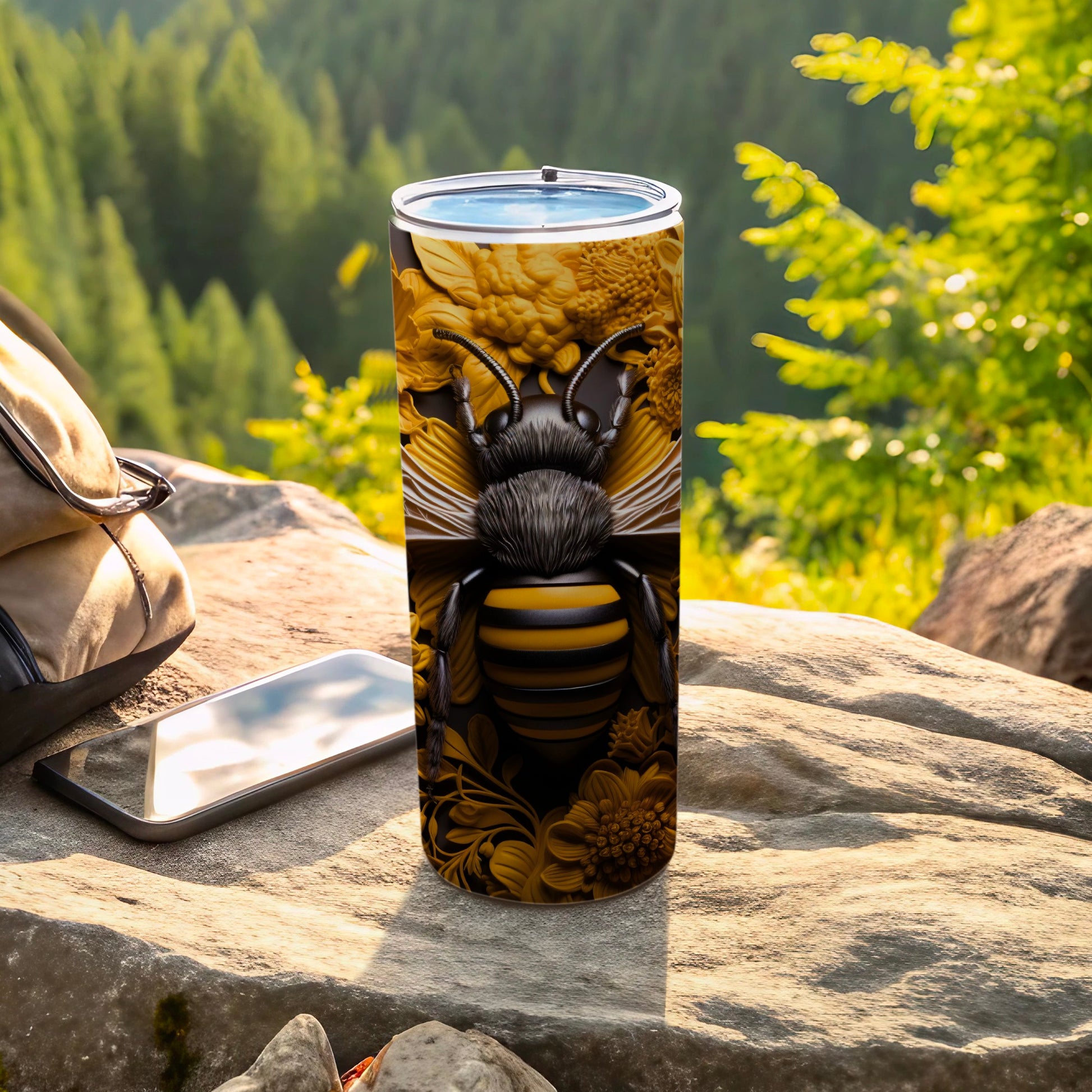 Golden Floral Bee Design Insulated Tumbler product type
Tumbler
Insulated
Travelmug
Bee
Bumblebee
Honeybee
Floral
Flower
Golden
Gold
Nature
Wildlife
Insect
Garden
Outdoor
Drinkware
Custom
Unique
Gift
Adventure