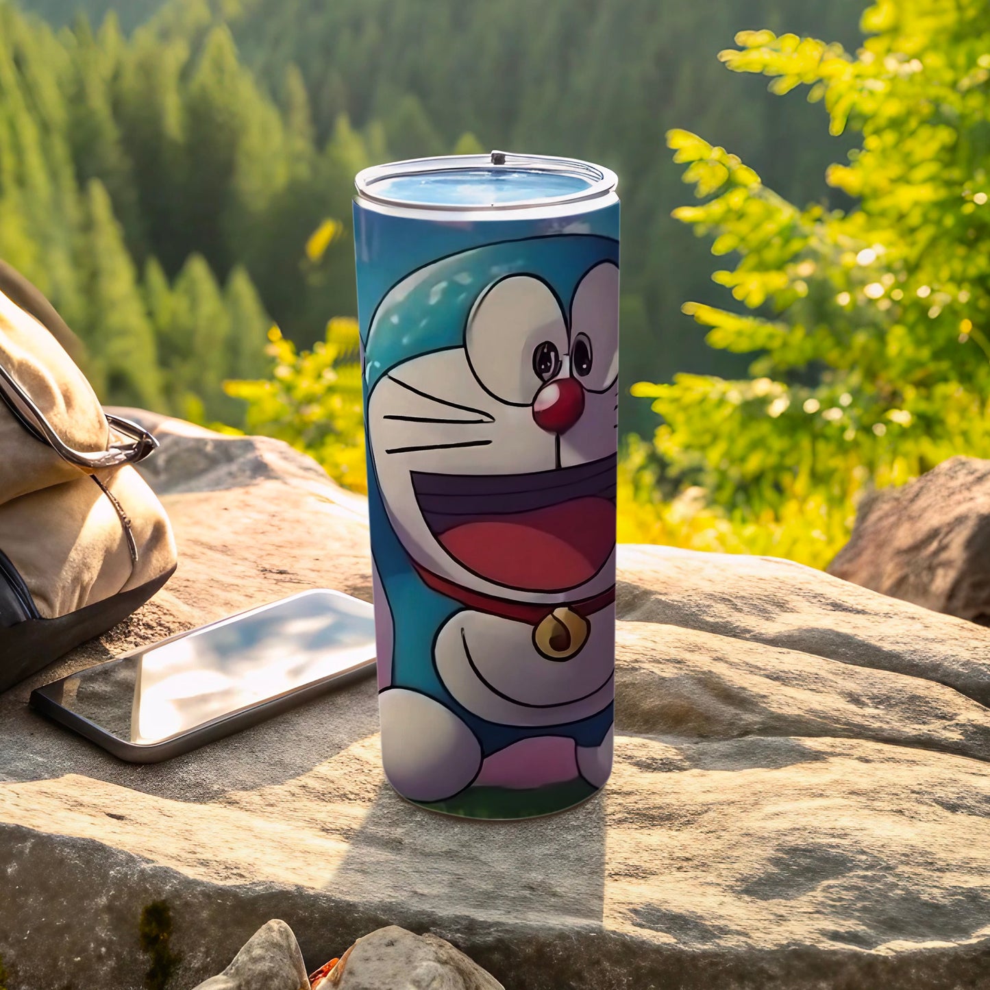 Cartoon Character Blue Vacuum Insulated Tumbler Cup