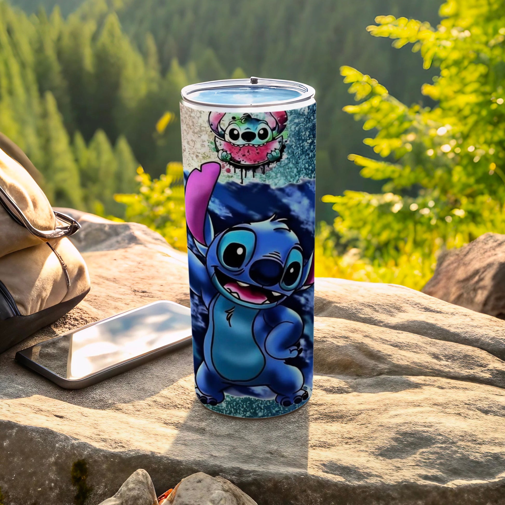 Cute Cartoon Character Travel Tumbler for Outdoor Adventures