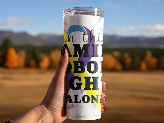 Bright Inspirational Quote Travel Mug Reusable Tumbler