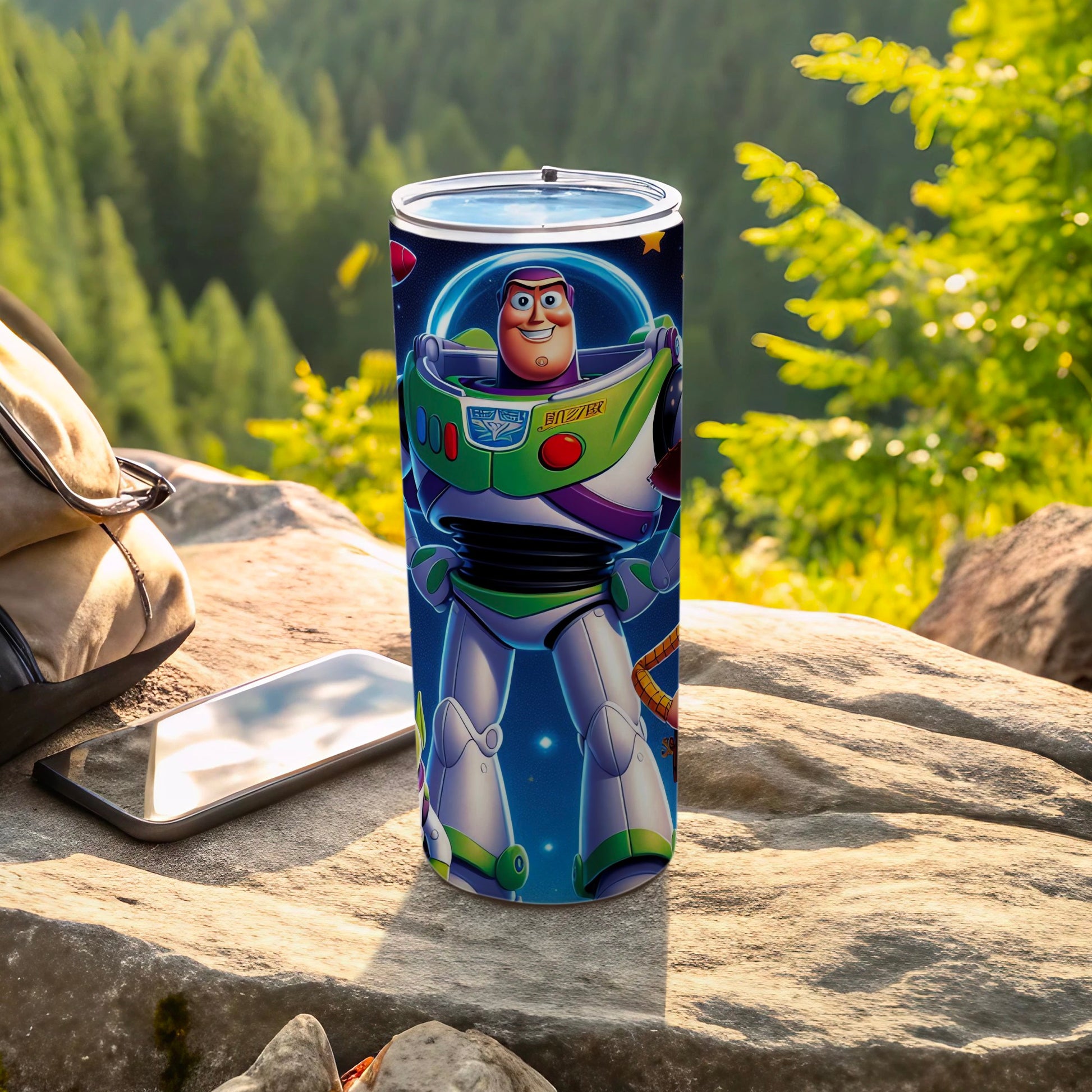 Buzz Lightyear Adventure Scene Insulated Tumbler