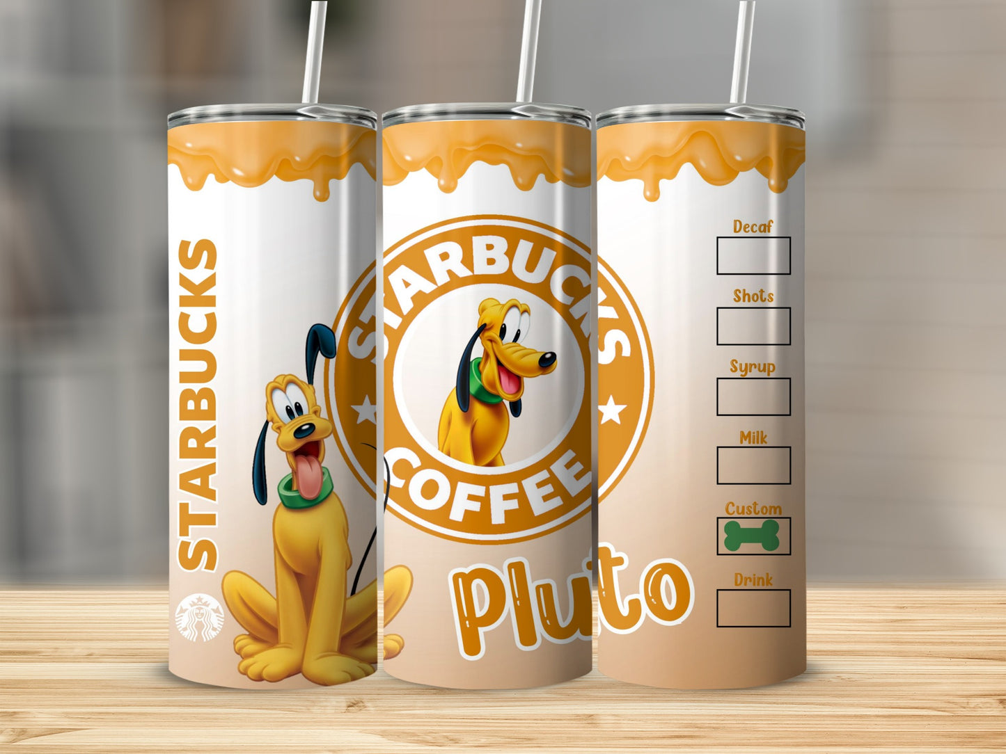 Starbucks Pluto Custom Design Tumbler for Coffee Lovers