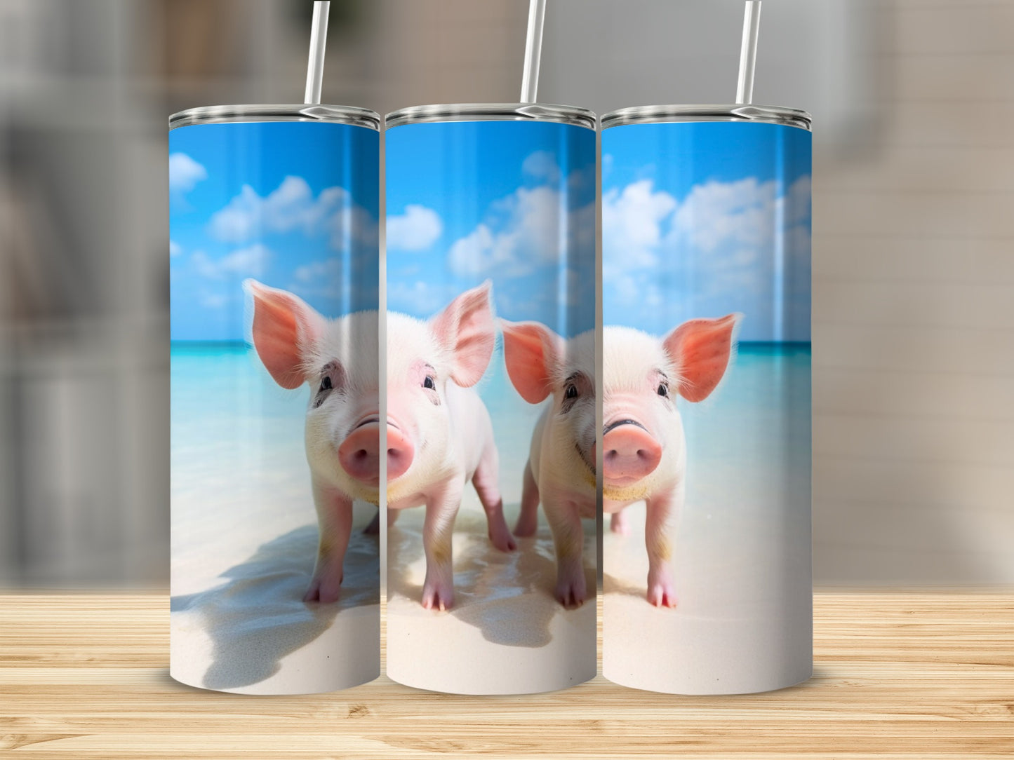 Three Piglets Beach Sunny Day Blue Water Tumbler product type
Piglet
Pig
Beach
Ocean
Tropical
Sand
Blue Water
Cute Animal
Farm Animal
Tumbler
Drinkware
Cup
Insulated
Travel Mug
Pig Design
Animal Print
Summer Vibes
Adorable Pigs
Island Life
Piggy