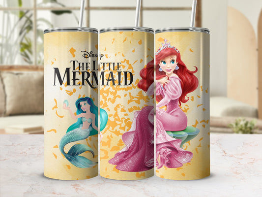 Disney The Little Mermaid themed tumbler product