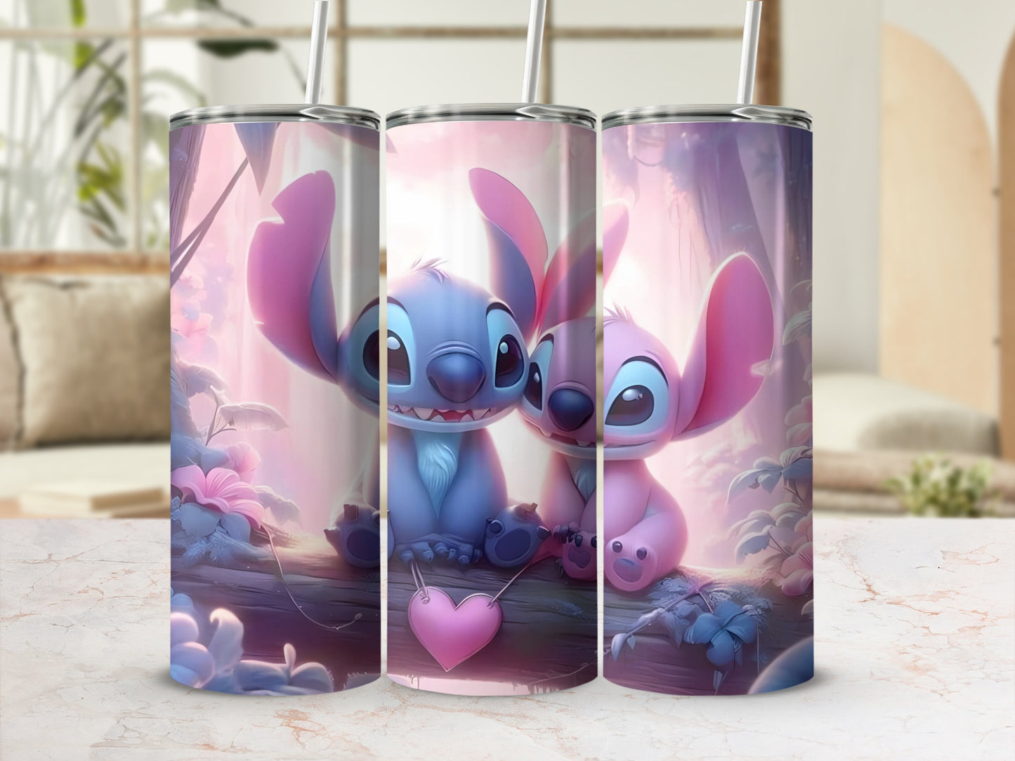 Cute Cartoon Characters Design Insulated Tumbler