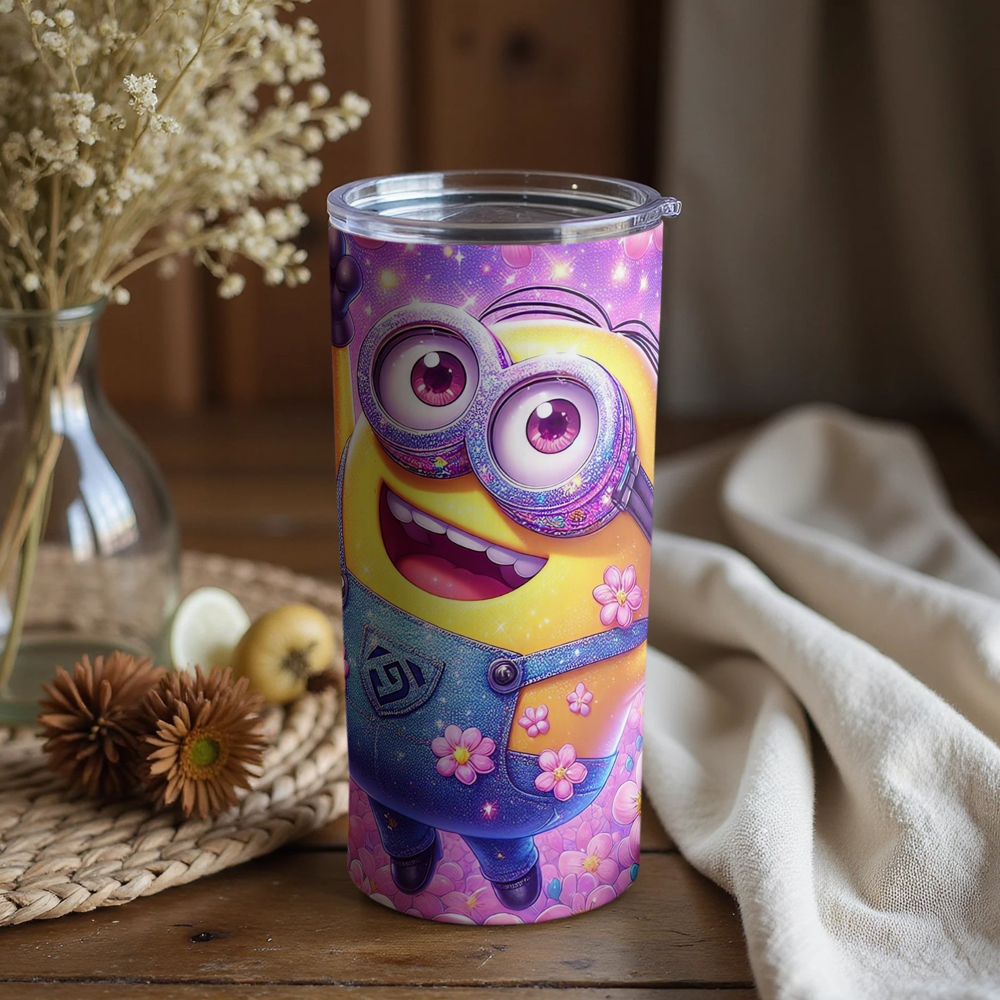 Cute Cartoon Character Double-Walled Tumbler
