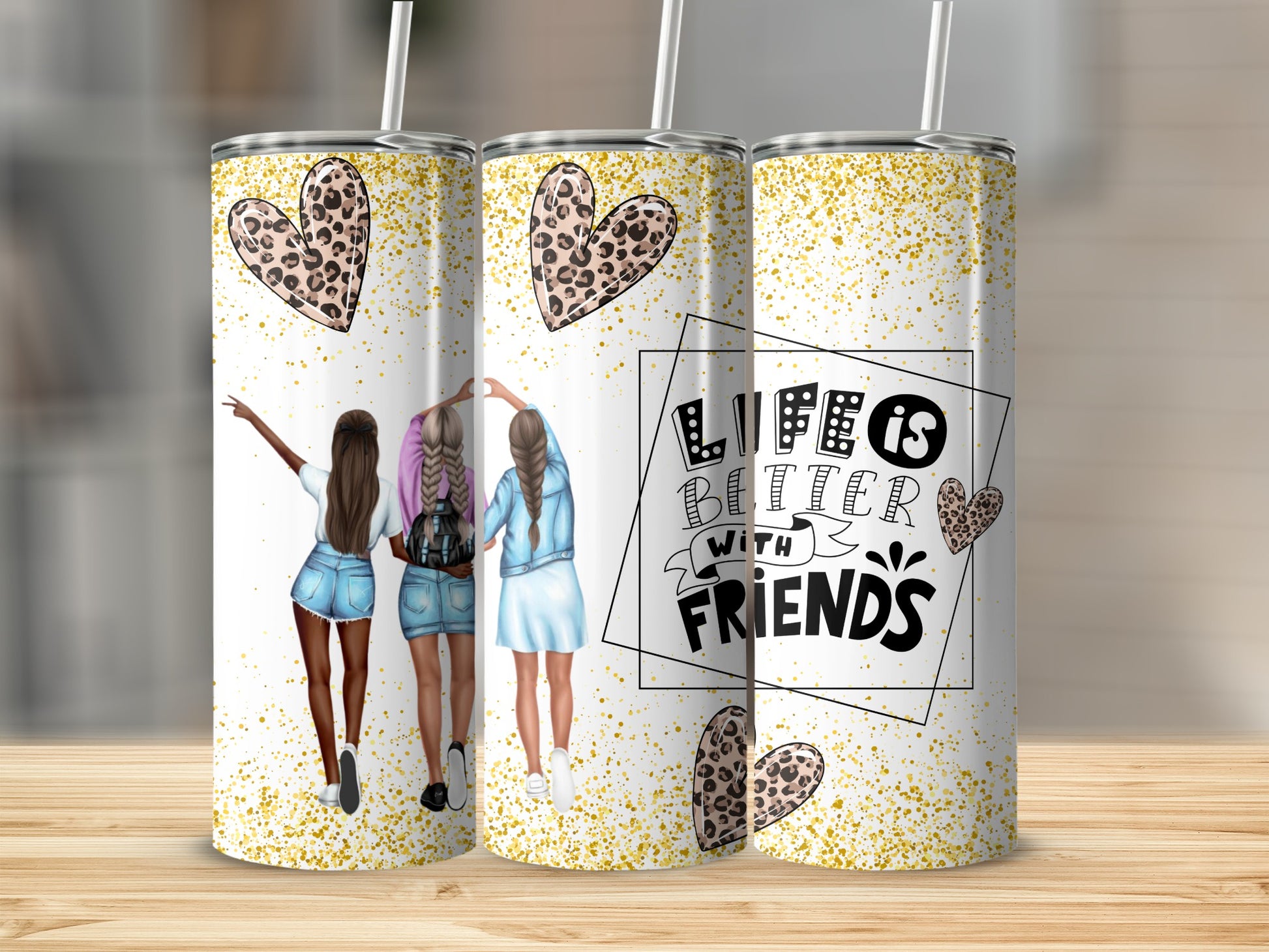 Life Is Better With Friends Tumbler