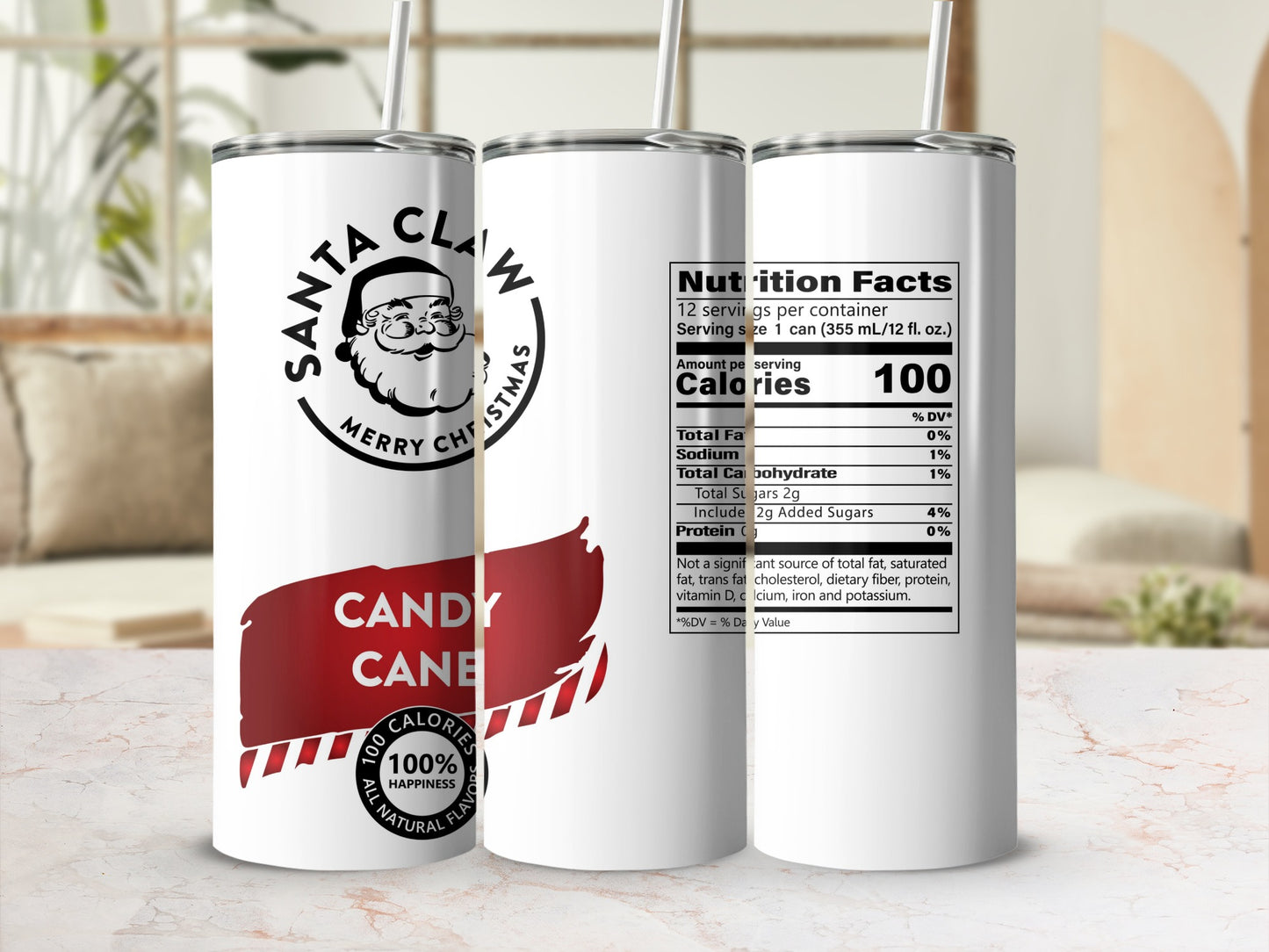 Santa Claus Merry Christmas Candy Cane 100 Calories product type