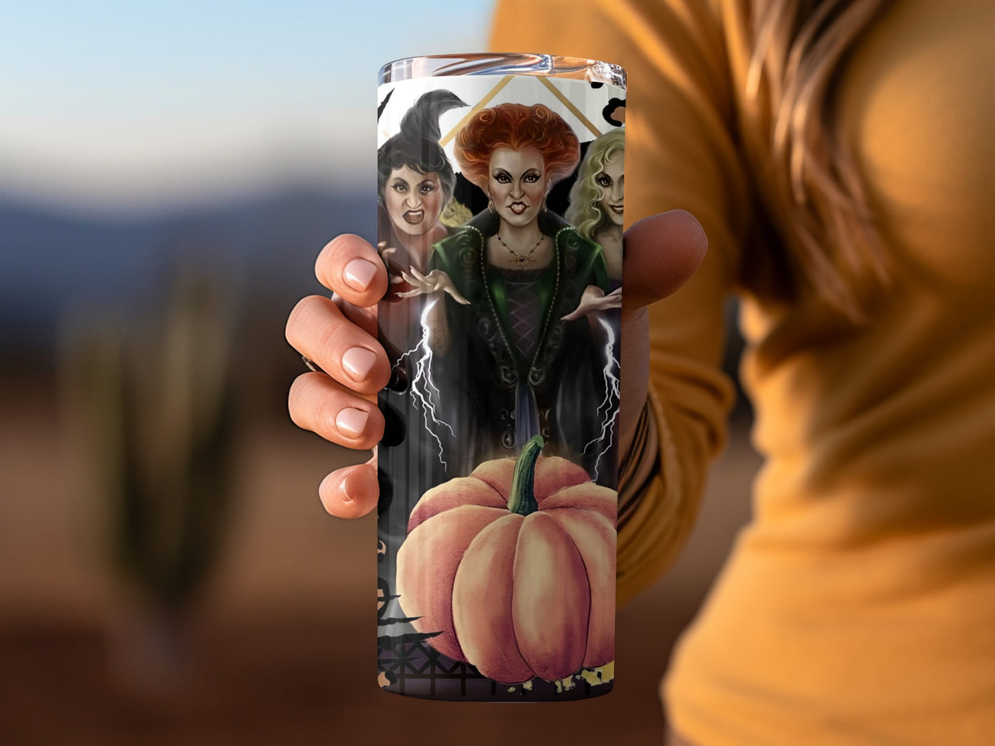 Hocus Pocus Sanderson Sisters Halloween Tumbler
