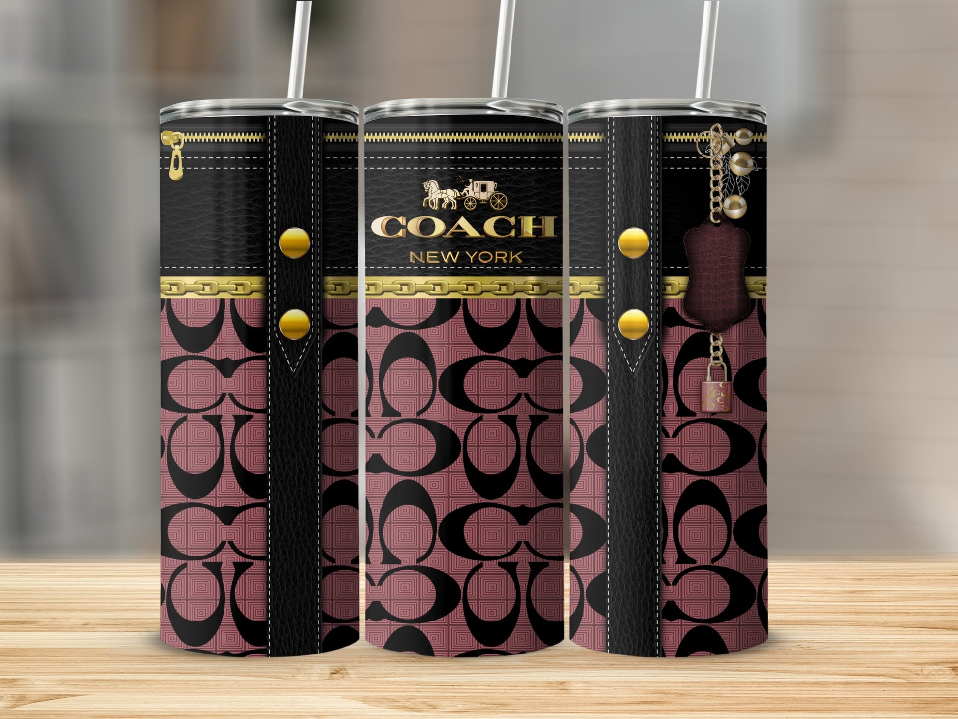 Coach New York Fashionable Travel Tumbler Cup