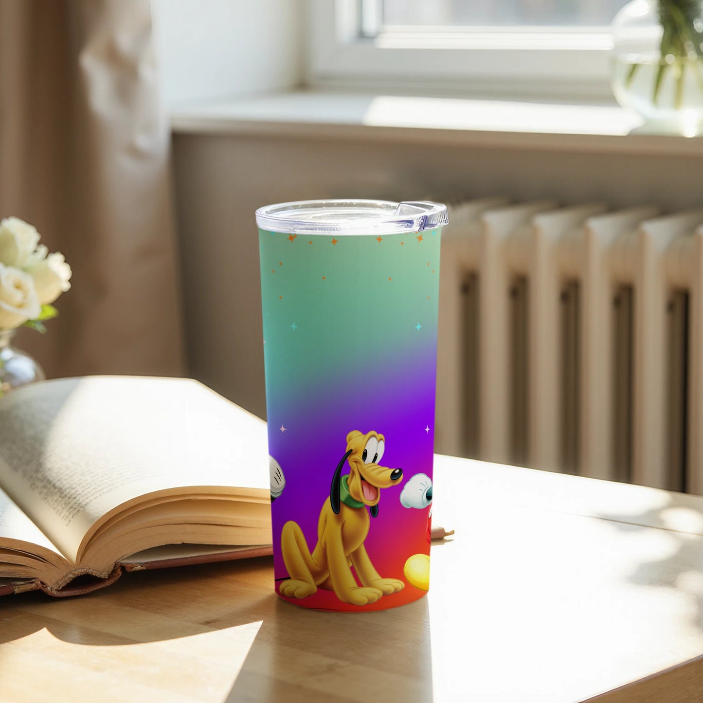 Colorful Graphic of Famous Cartoon Character Tumbler