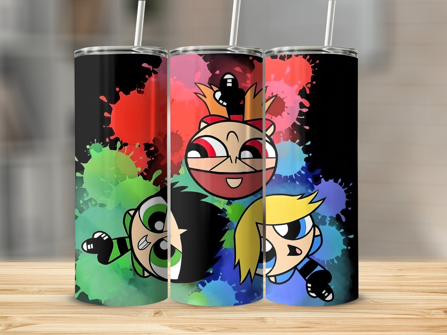 Cute Cartoon Character Design Stainless Steel Tumbler