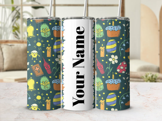Personalized Easter Design Stainless Steel Tumbler