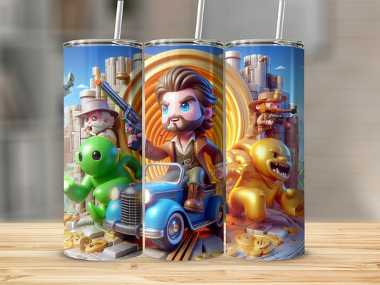 Adventure Themed Fantasy Art Tumbler Insulated Cup