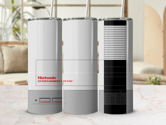 Nintendo Entertainment System NES Console Design Tumbler product type