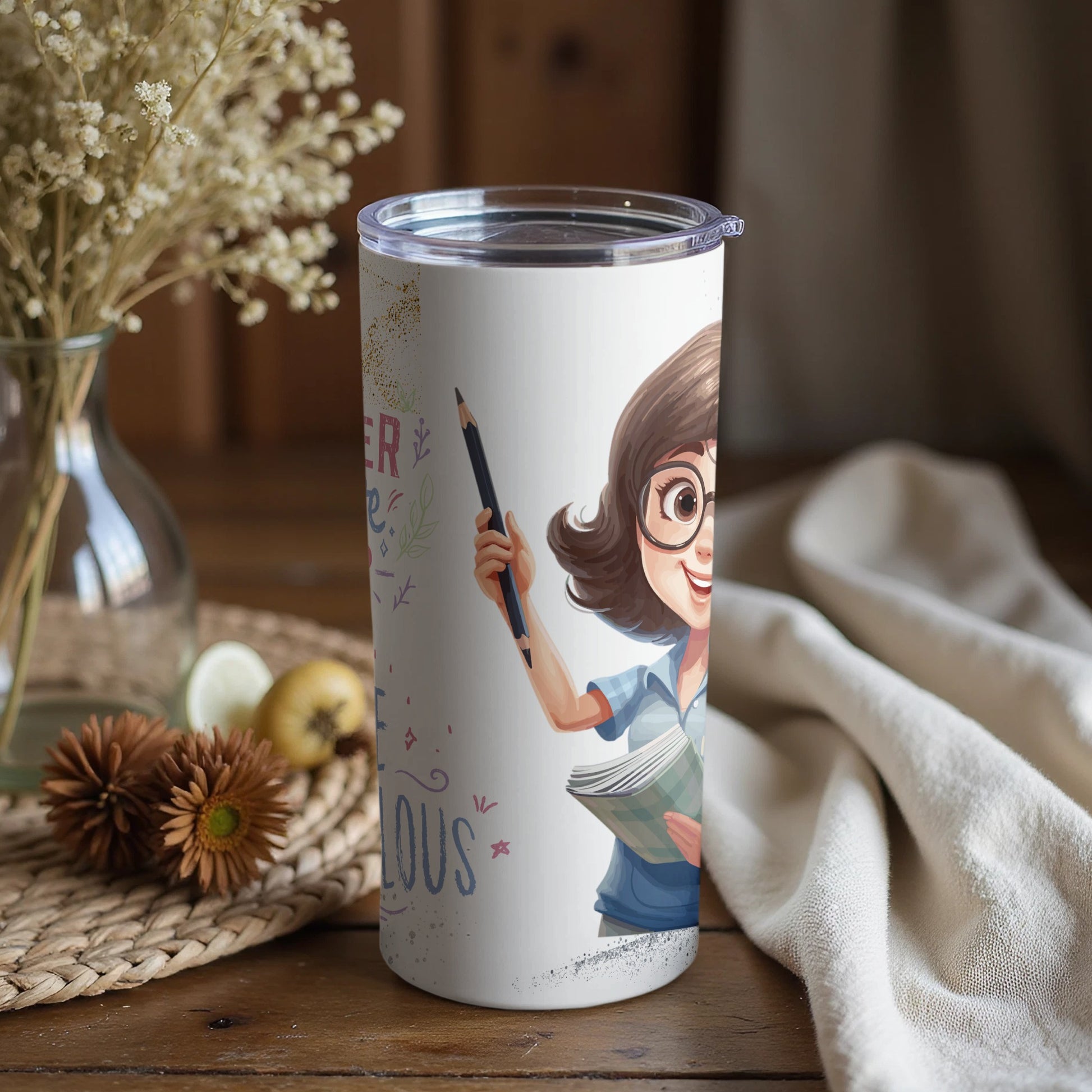 Teacher Appreciation Artwork Tumbler Travel Mug