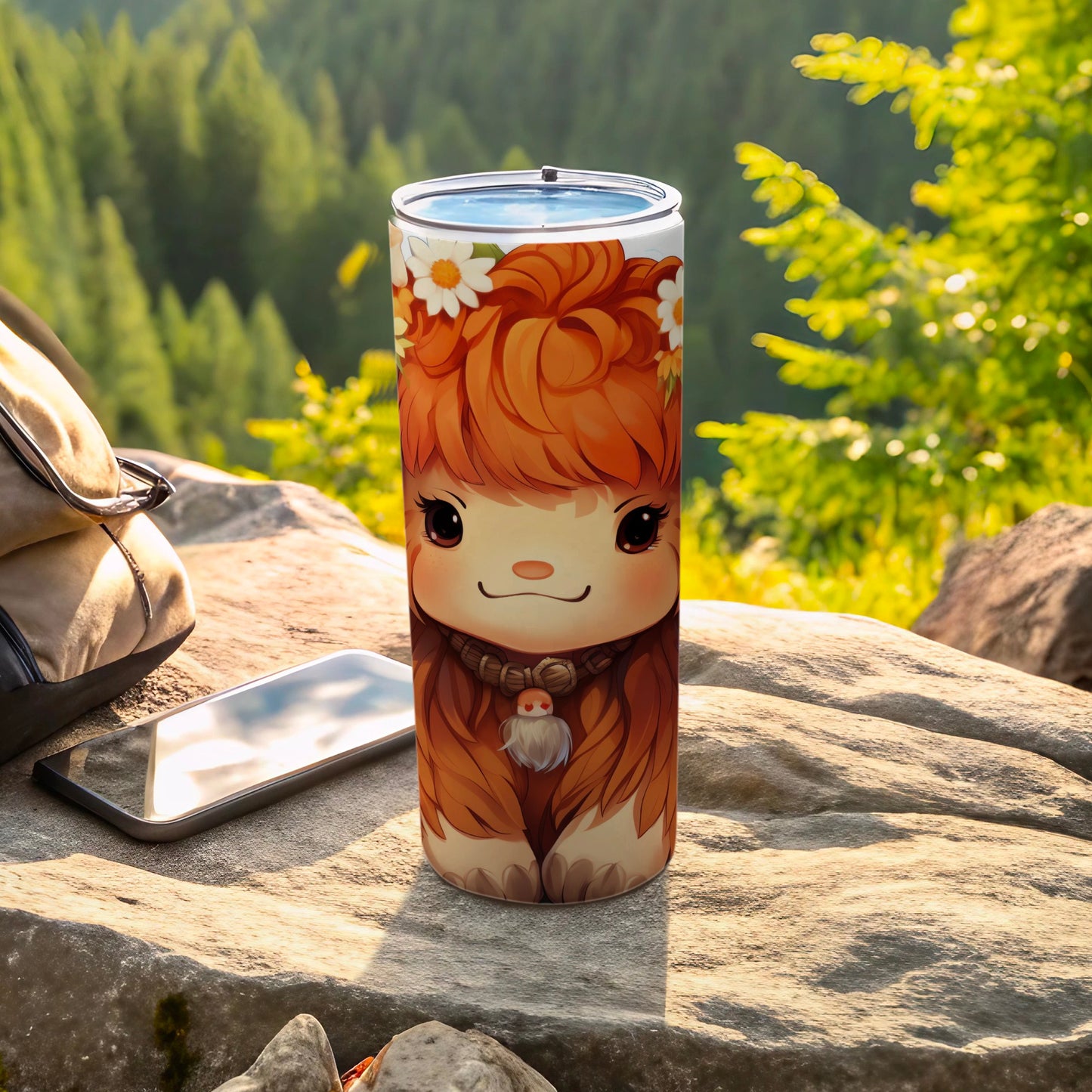 Cute orange furry creature cartoon design tumbler product type
Tumbler, Drinkware, Cute character, Cartoon design, Orange creature, Fluffy friend, Daisy print, Kawaii art, Animated face, Beverage container, Travel mug, Outdoor style, Unique gift idea, Graphic tumbler, Nature inspired, Whimsical creature, Happy face, Collectible item, Aesthetic tumbler, Character art