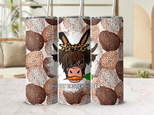 Happy Easter Heifer Leopard Print Cow Bunny Ears product type