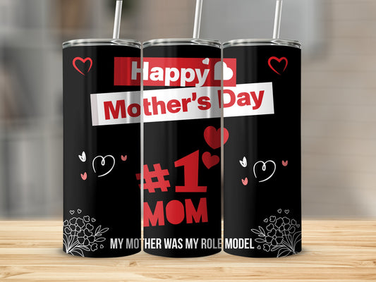 Happy Mother's Day #1 Mom Insulated Tumbler