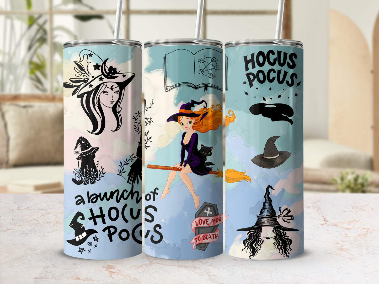 Hocus Pocus Themed Halloween Tumbler Collection