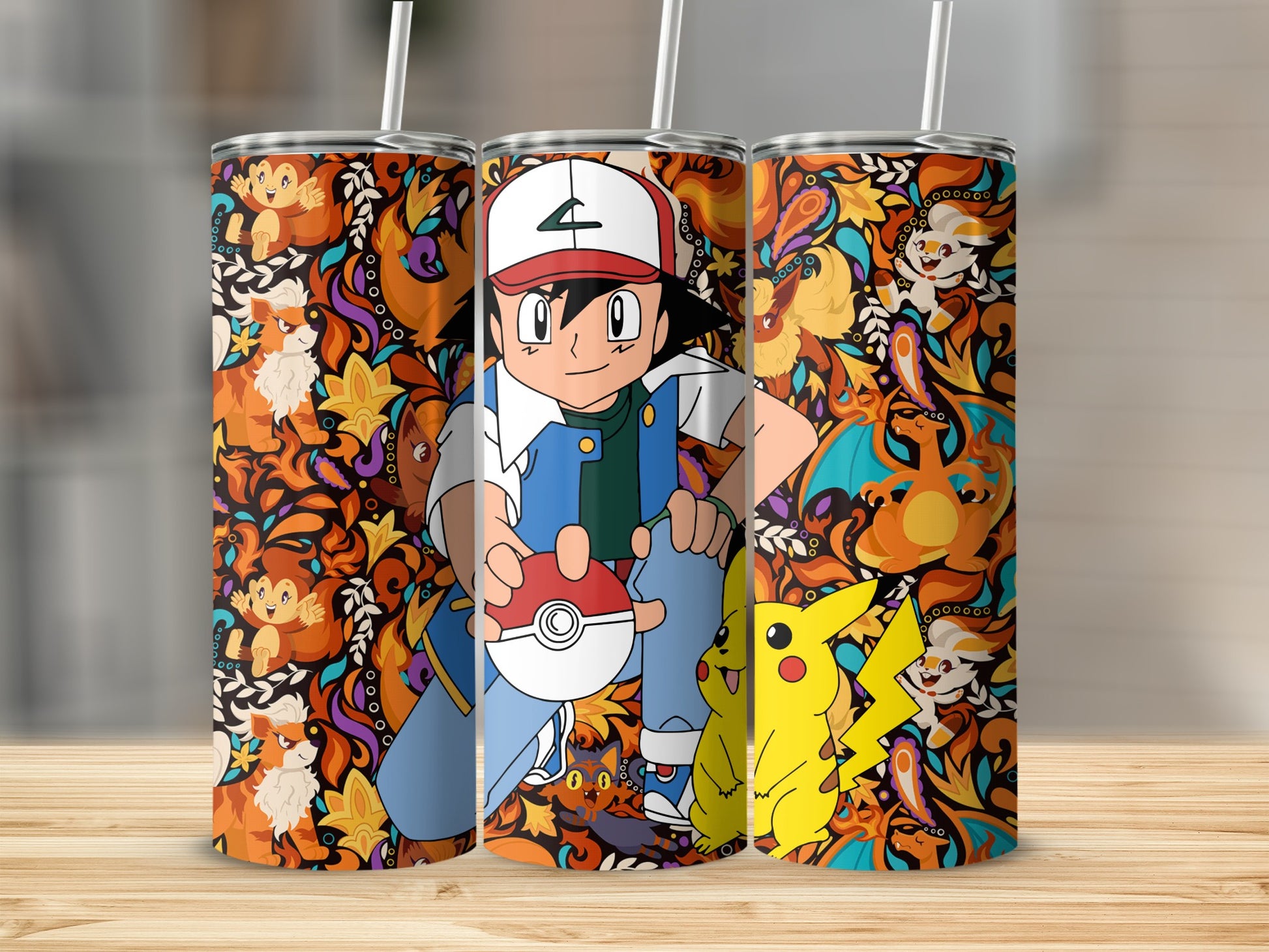 Colorful Anime Character Design Tumbler Cup