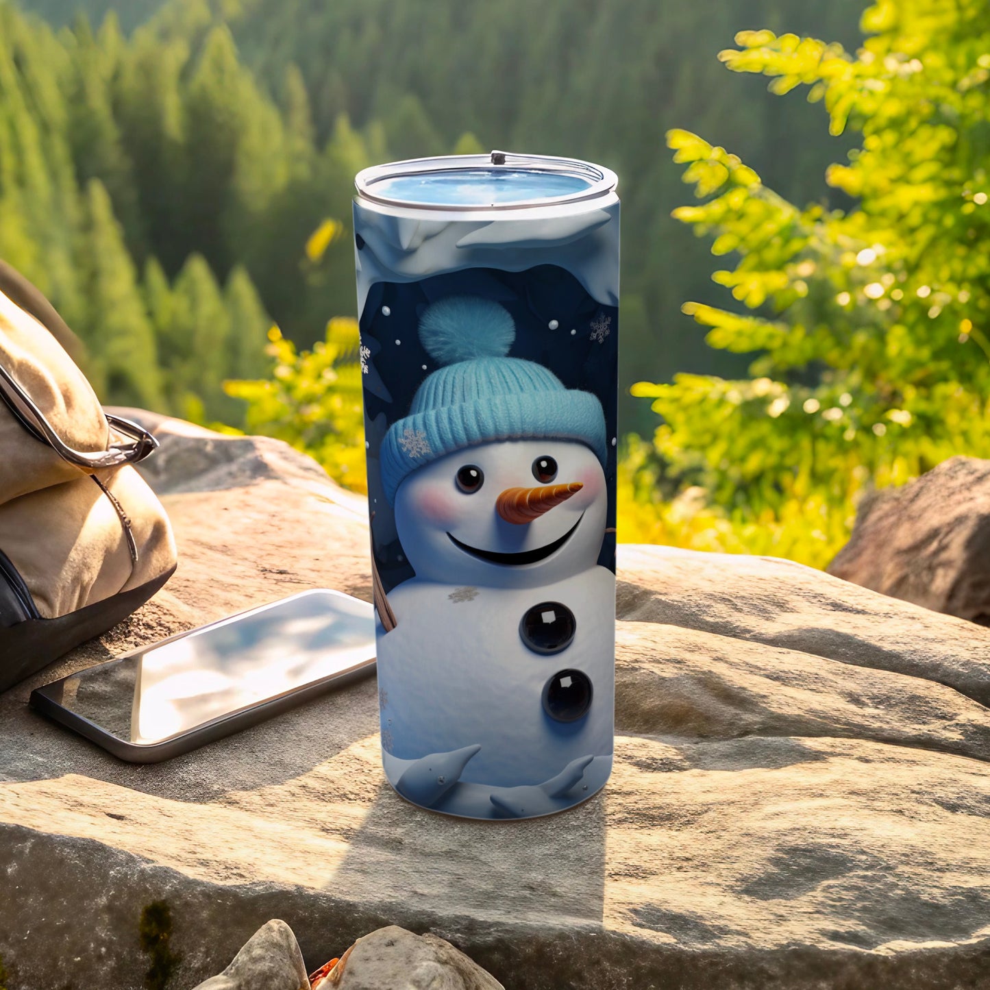Snowman Design Insulated Tumbler for All Seasons