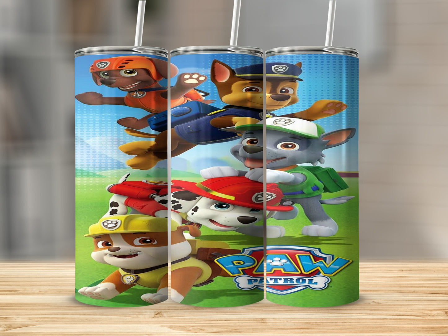 Paw Patrol characters design tumbler product