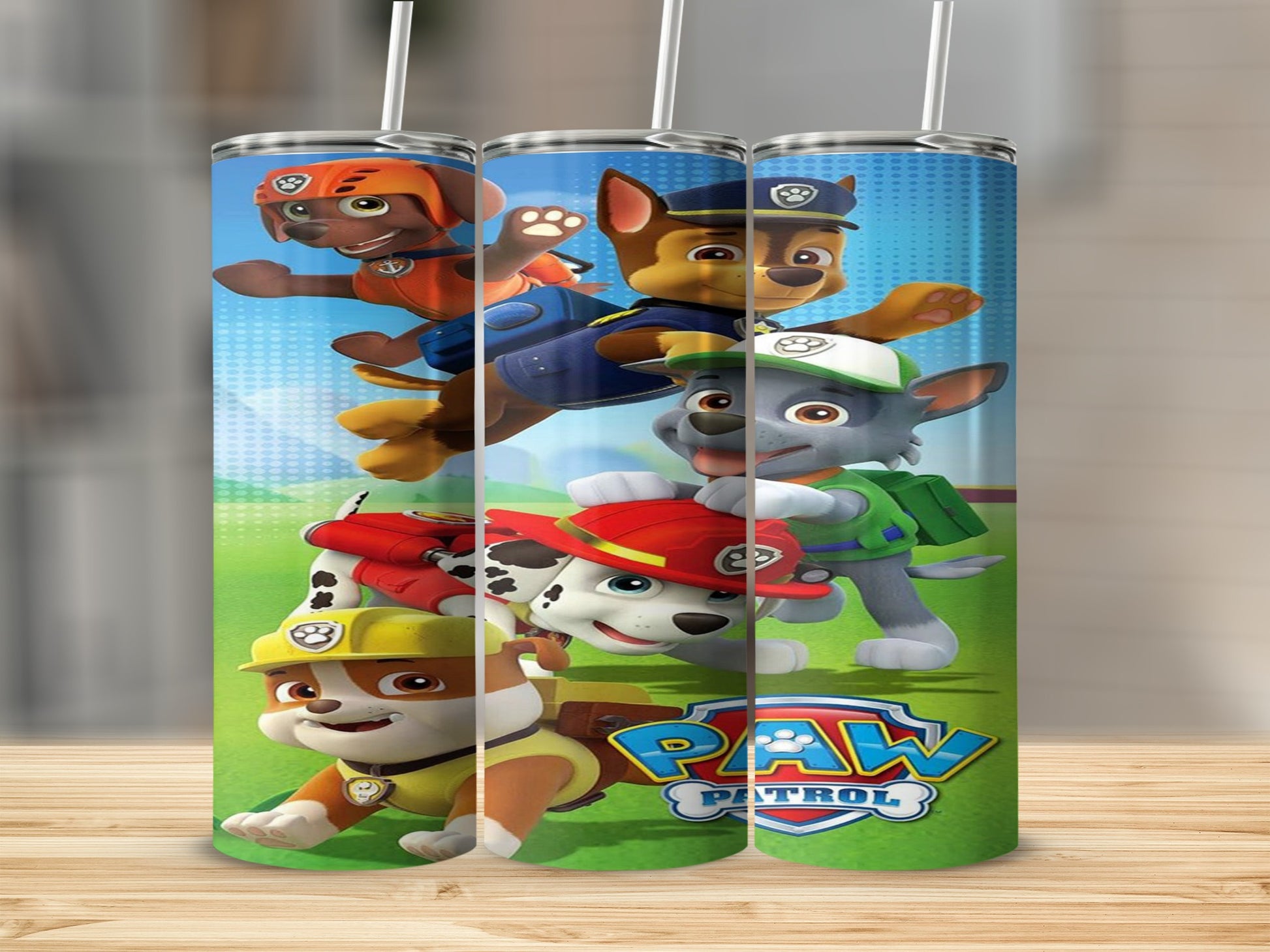 Paw Patrol characters design tumbler product