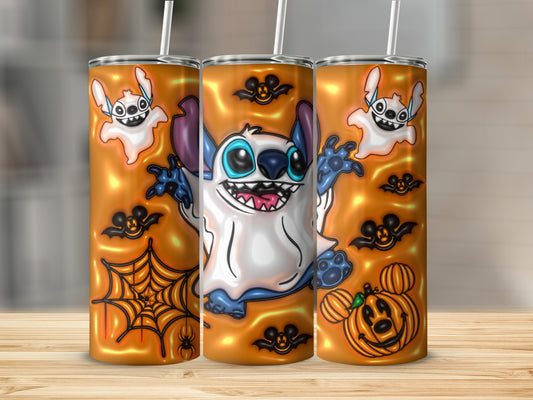 Adorable Halloween Cartoon Characters Tumbler product