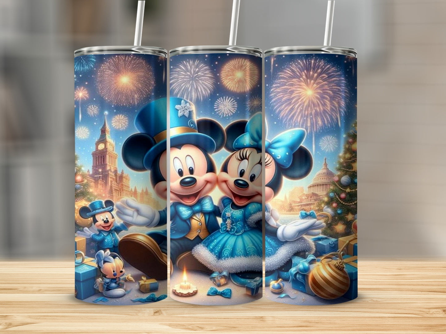 Festive Mickey and Minnie Celebratory Fireworks Product